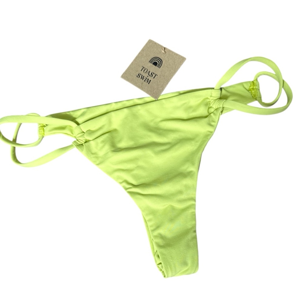 Toast x Free People Swim Signature Twist Bikini Bottom Size S Daiquiri NWT